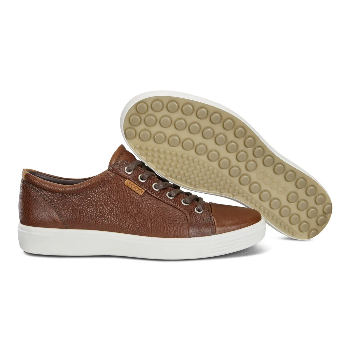 ECCO Soft Casual Lace up - Whisky Borneo