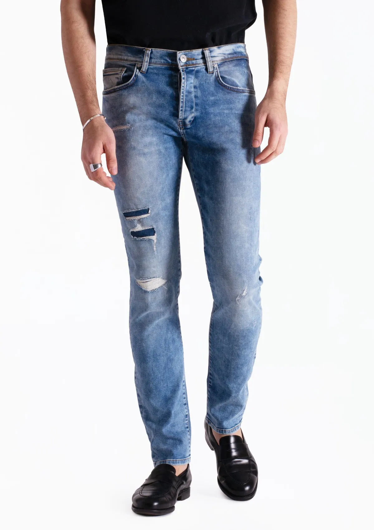 Enrico Kinsey Damaged Slim Jean