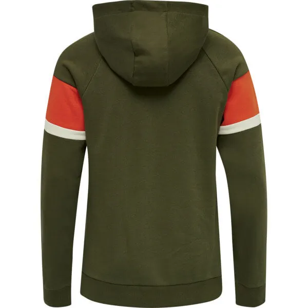 Giles Men Cotton Green Hoodie