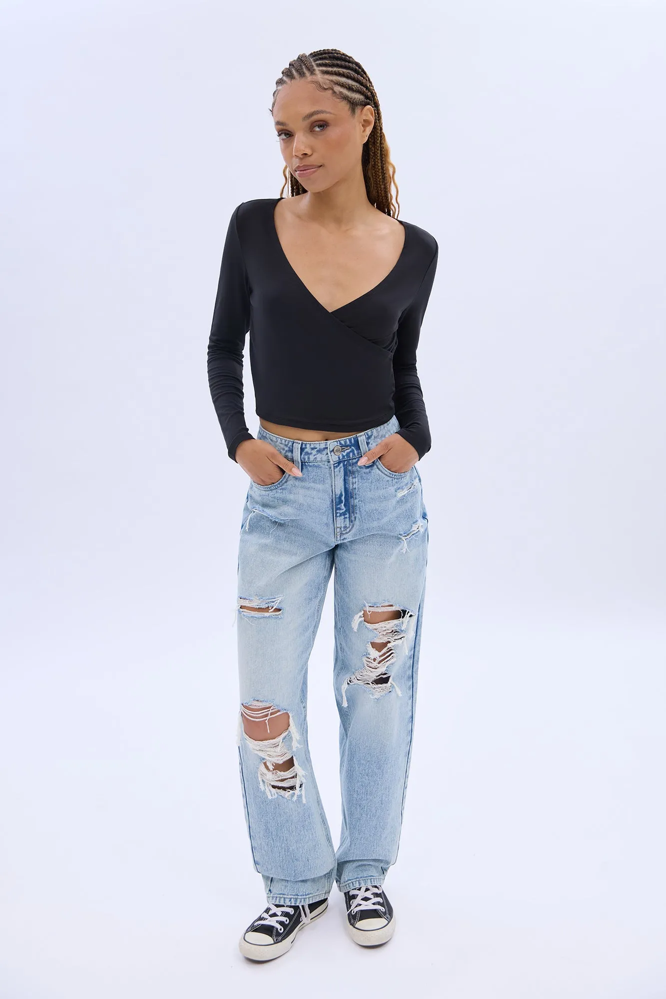 High Rise Baggy Jean