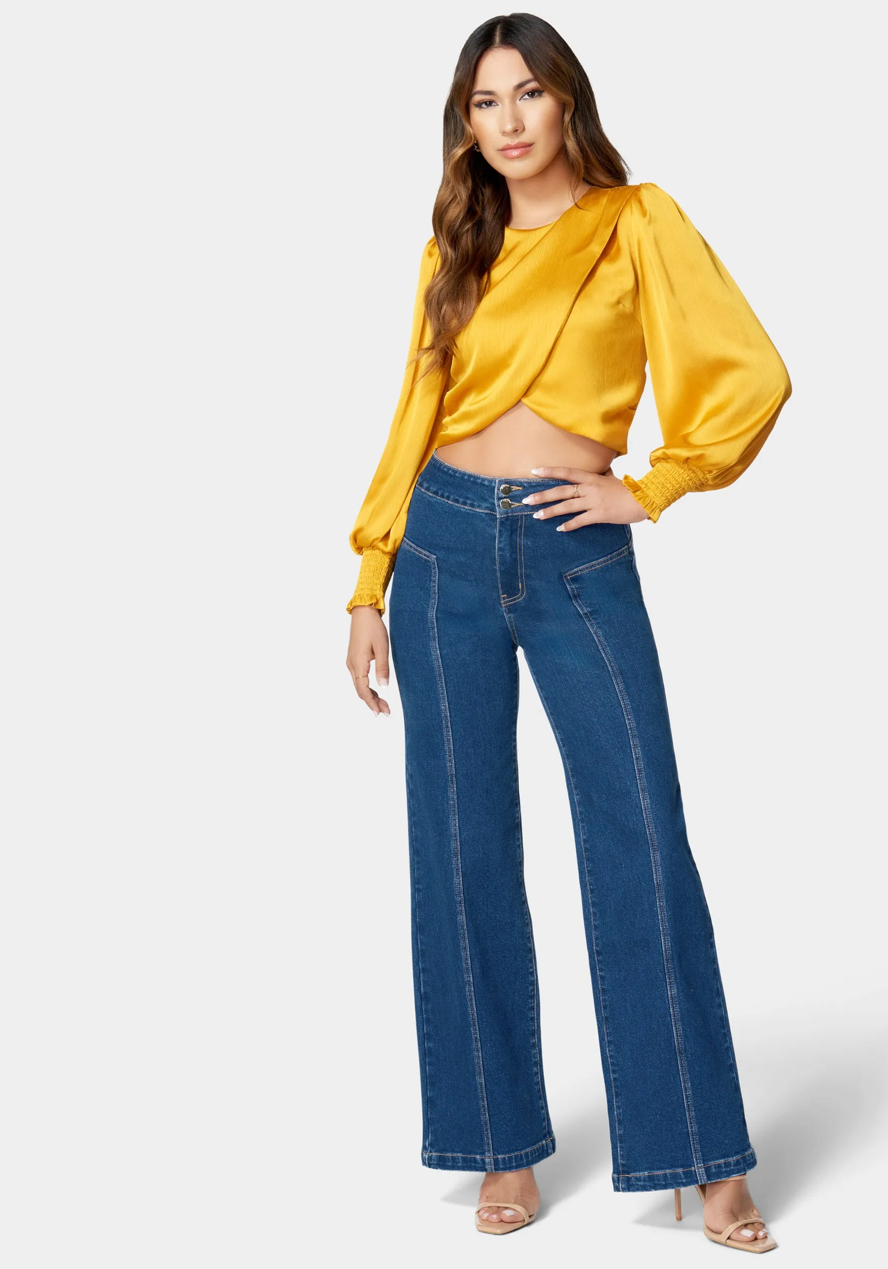 High Waist Wide Leg Jean