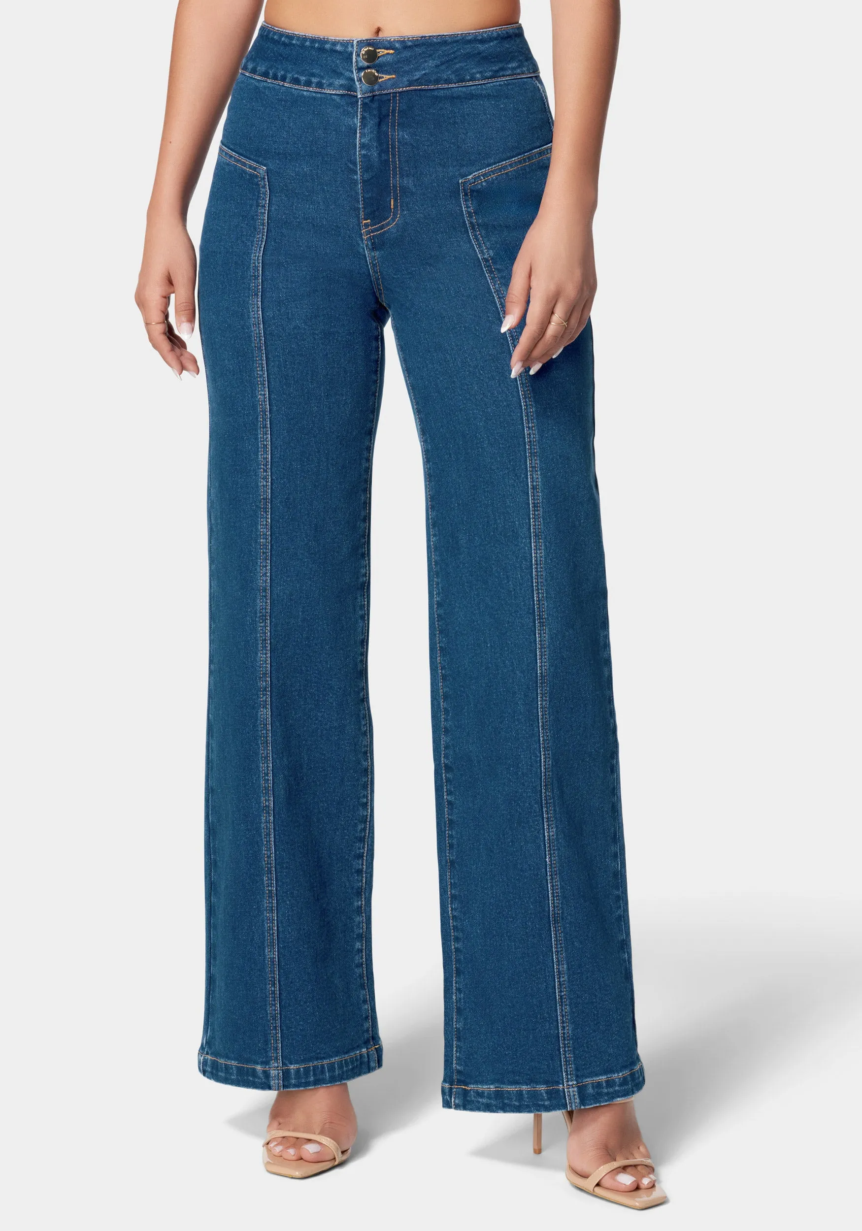 High Waist Wide Leg Jean