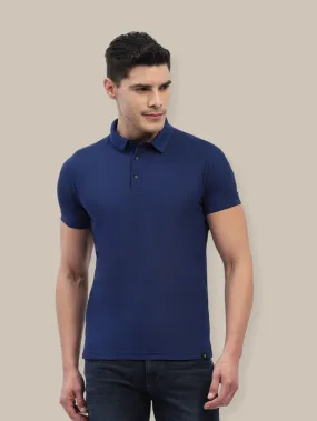 Hummel Jaye Men Blue B2B Poly Polo