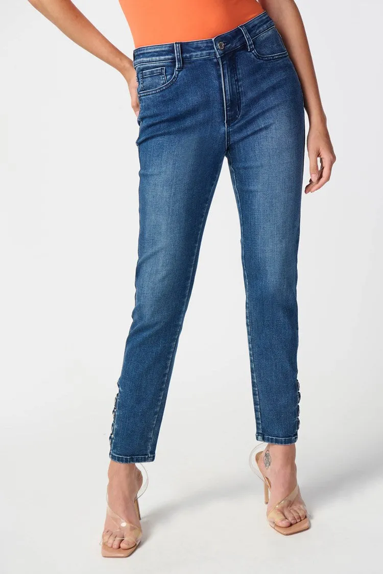 Joseph Ribkoff - 241900 Embellished Leg Jean