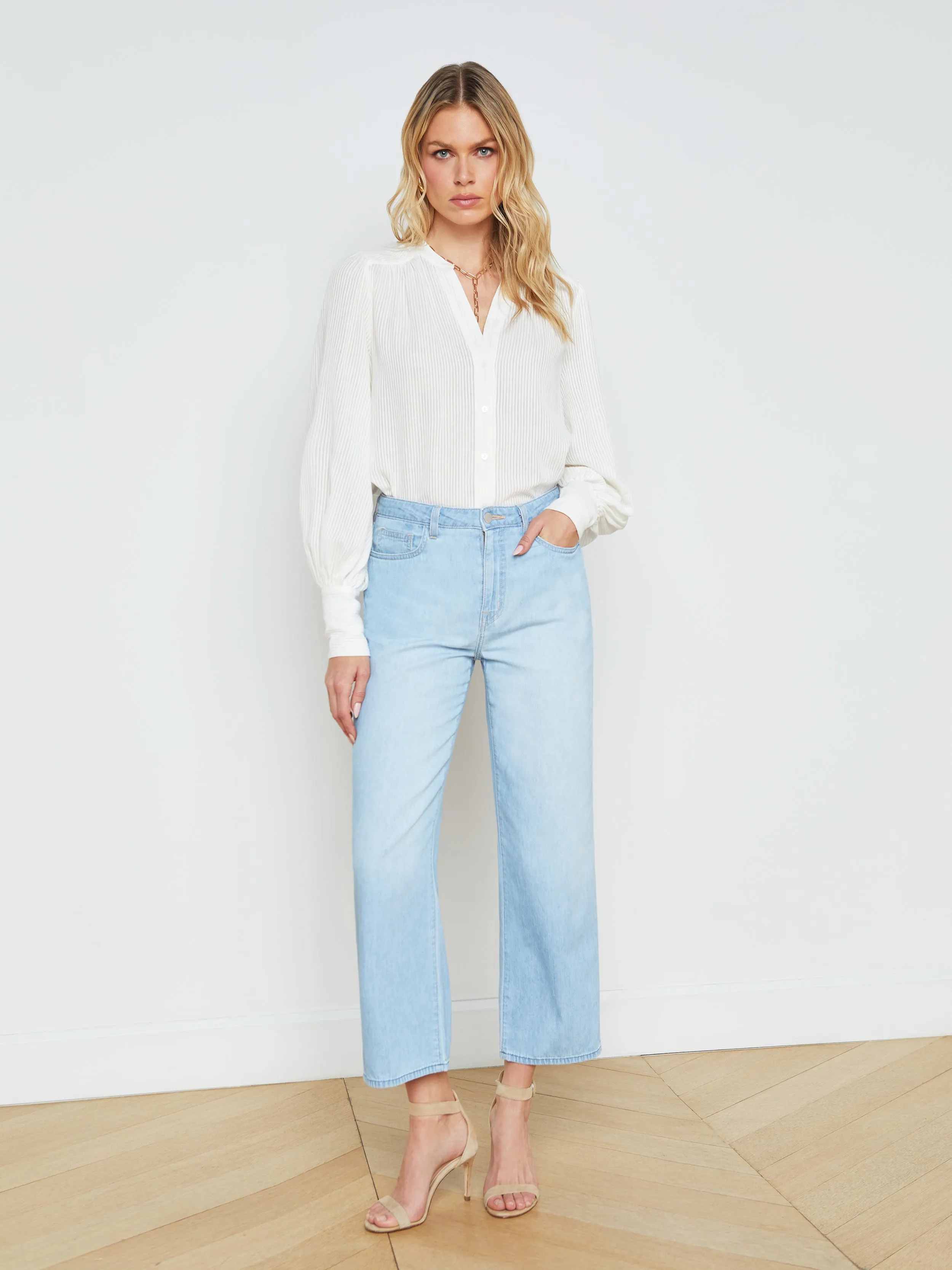 June Cropped Stovepipe Jean