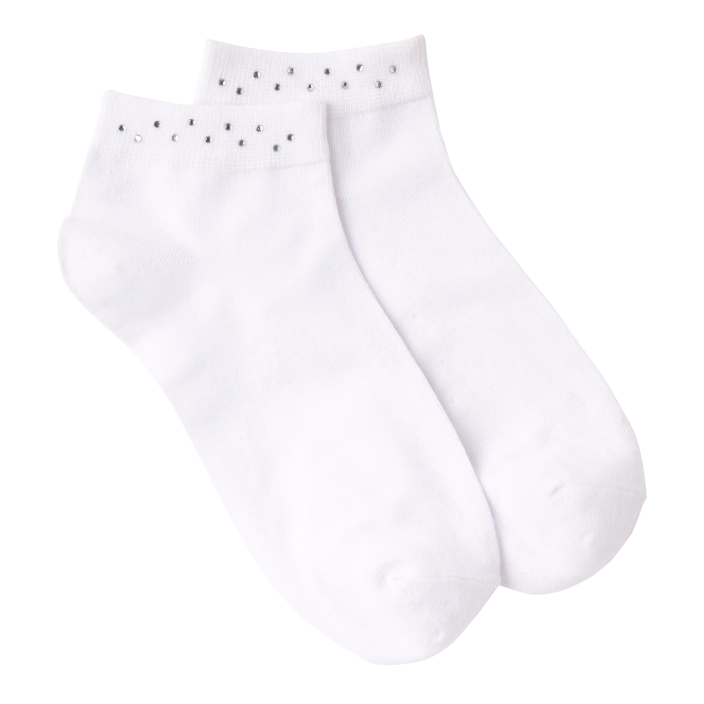 K.Bell Women's Rhinestone Cuff Golf Footie Ankle Sock