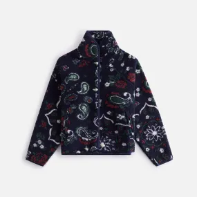 Kith Women Grayson Paisley Jacquard Sherpa - Nocturnal