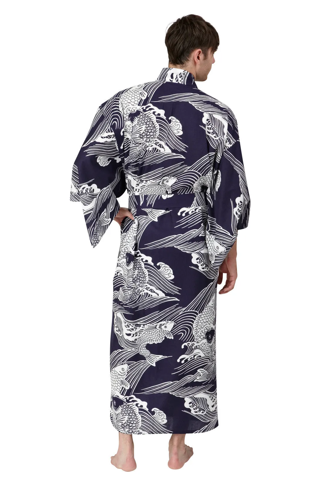 Koi Long Cotton Kimono