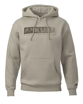 KUIU Distressed Logo Hoodie | Cement