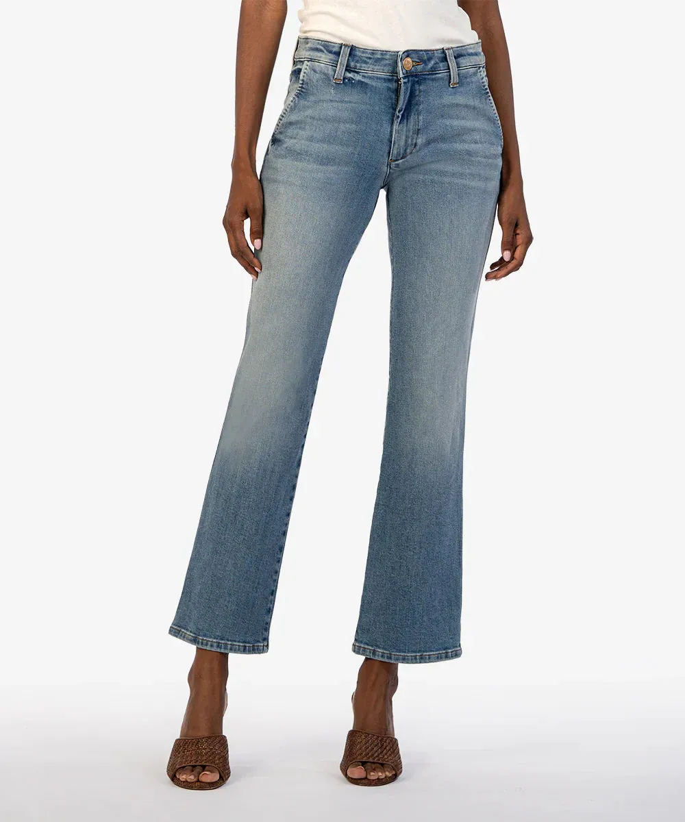 KUT Kelsey Mid Rise Ankle Flair Jeans (Decreased)