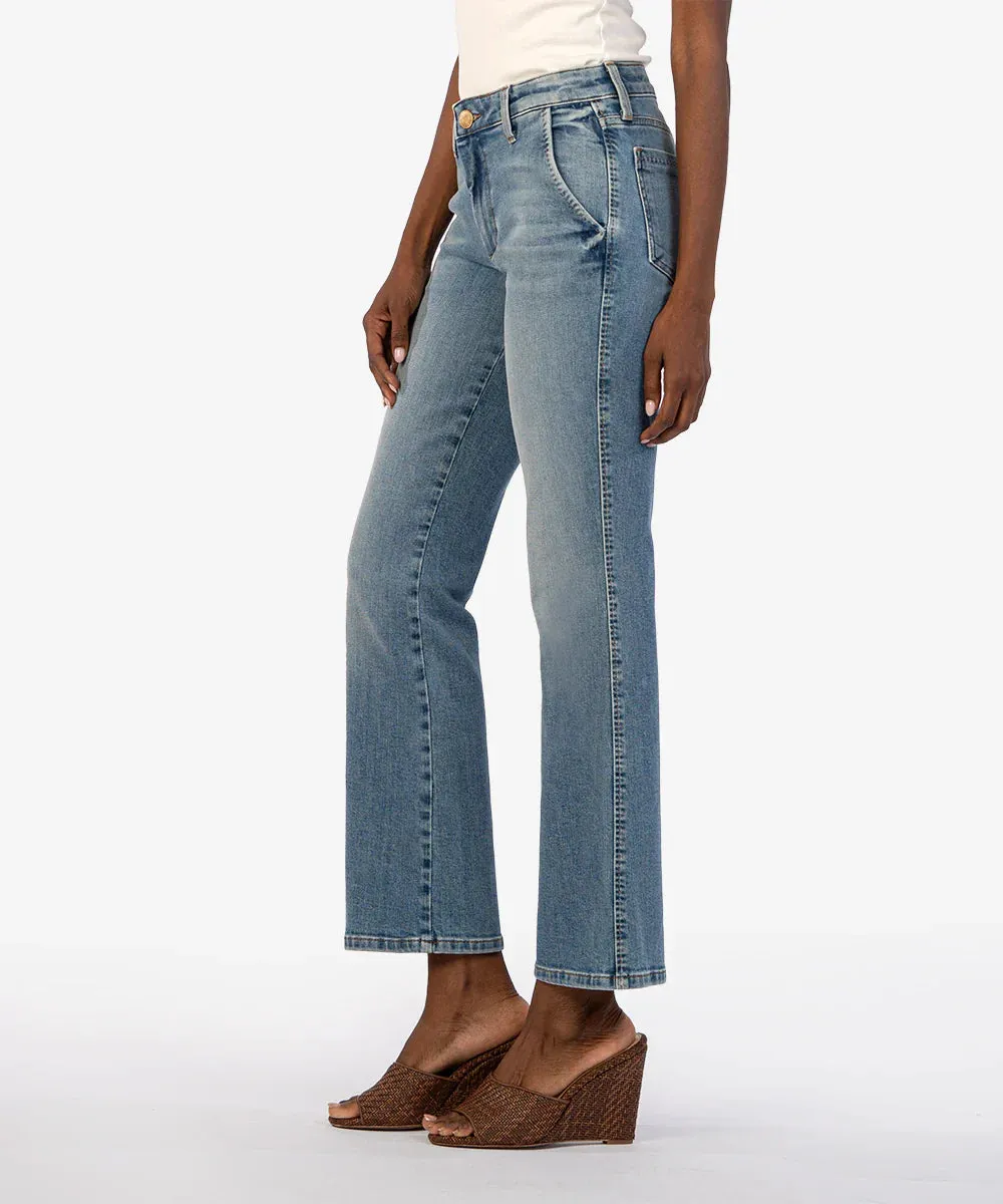 KUT Kelsey Mid Rise Ankle Flair Jeans (Decreased)