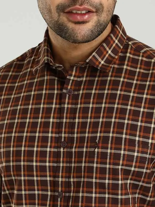 Men Checked Full Sleeve Cotton Shirt