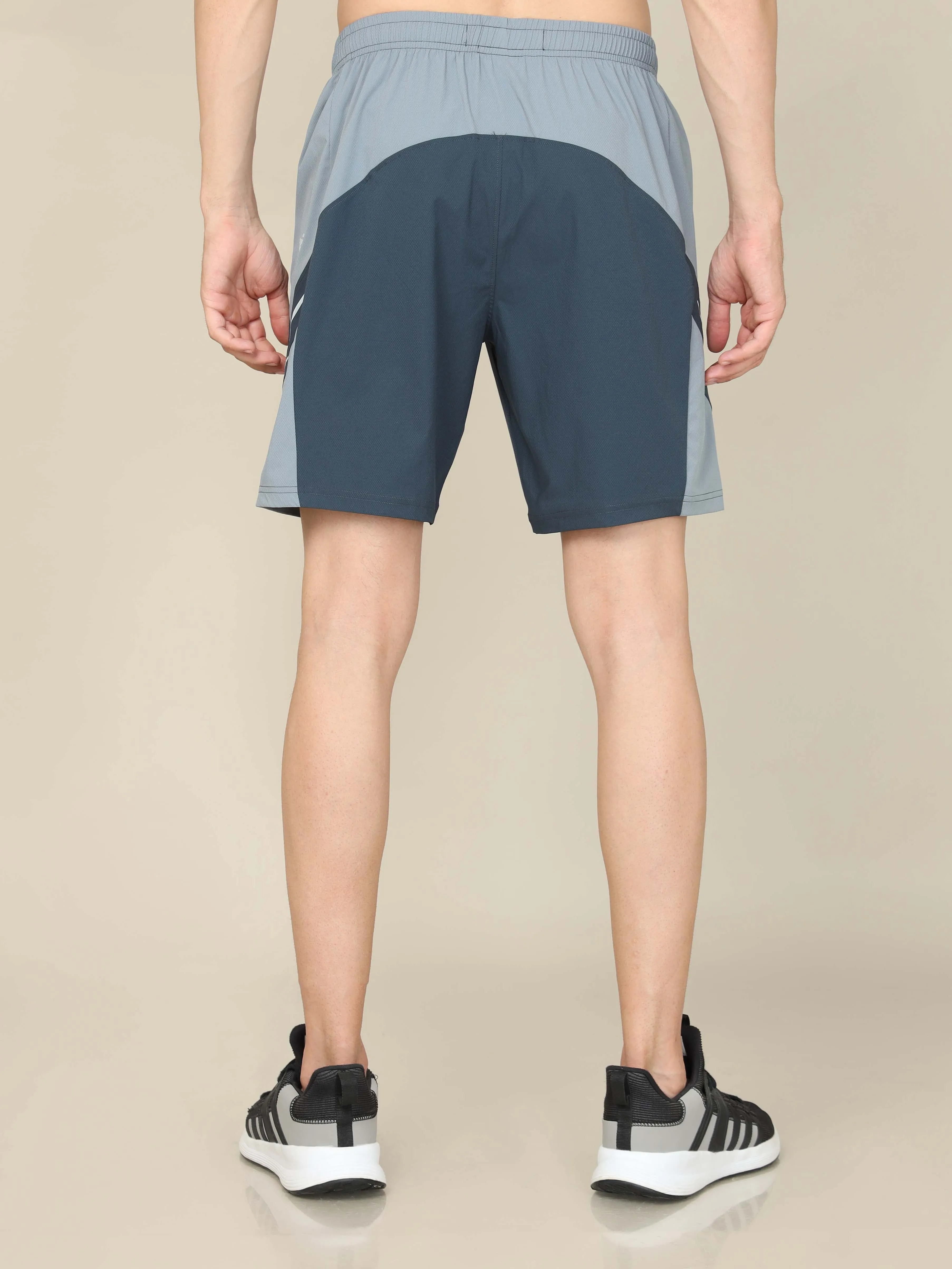 Men Colorblock Slim Fit Shorts with Lytra