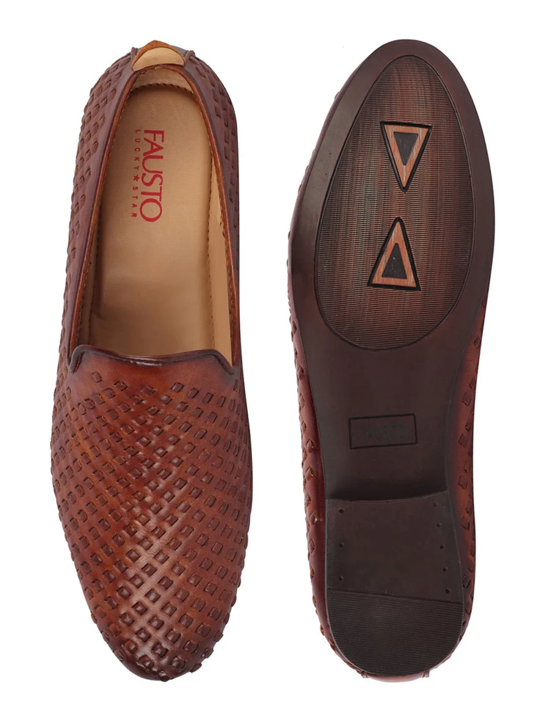 Men Teek Ethnic Slip-On Juttis