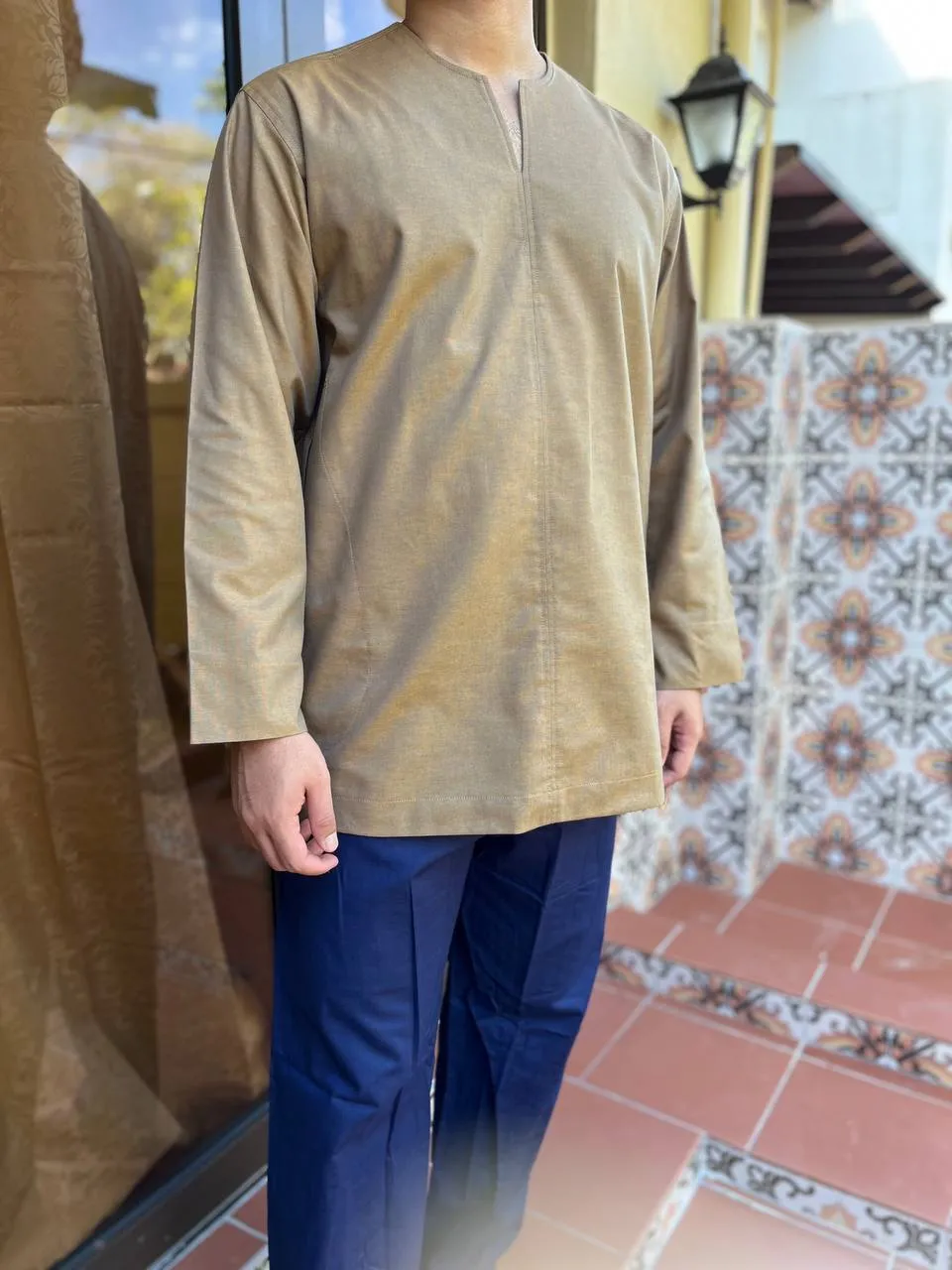 MunawwarahMen Baju Melayu Cotton Top