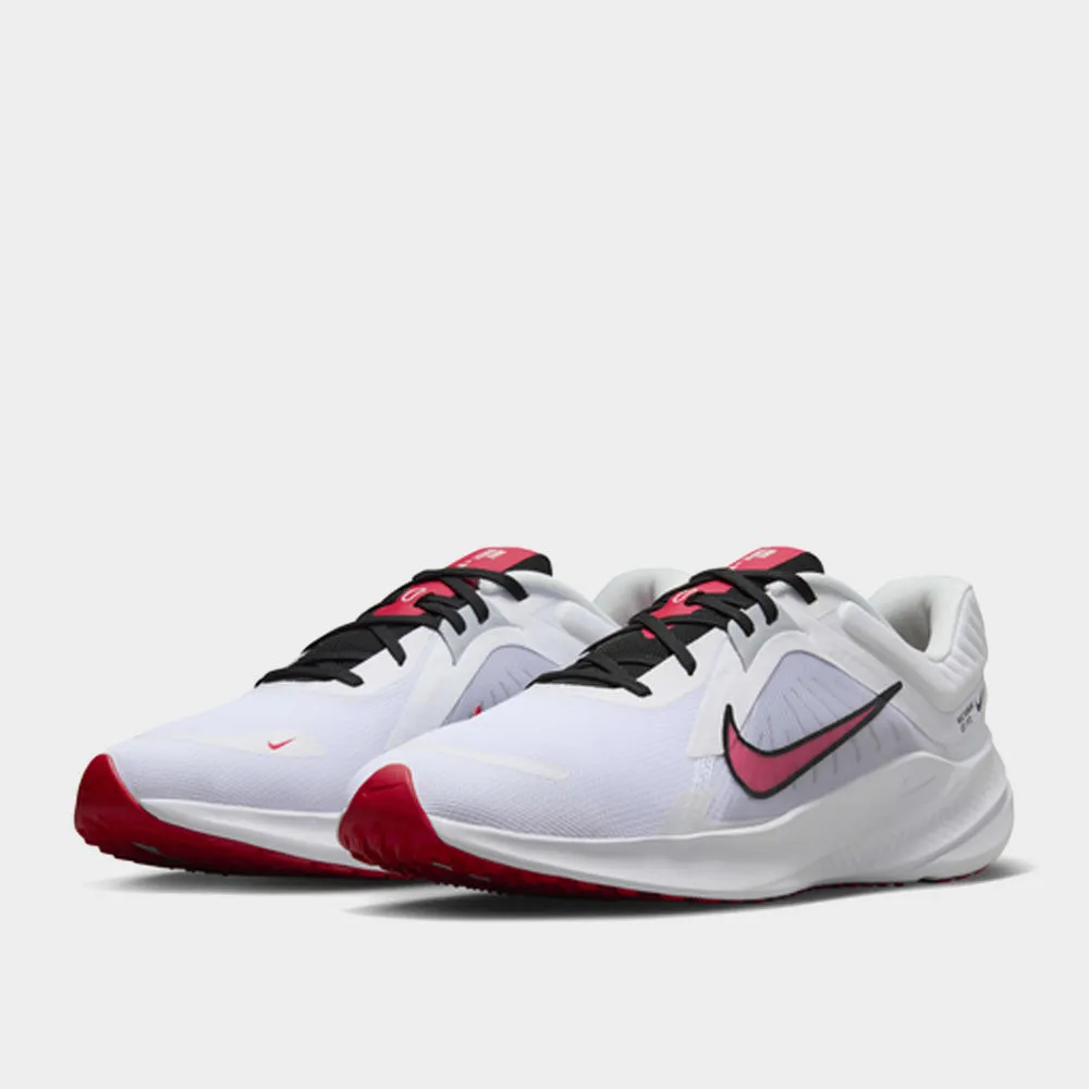 Nike Mens Quest 5 Performance Running White/red _ 181697 _ White