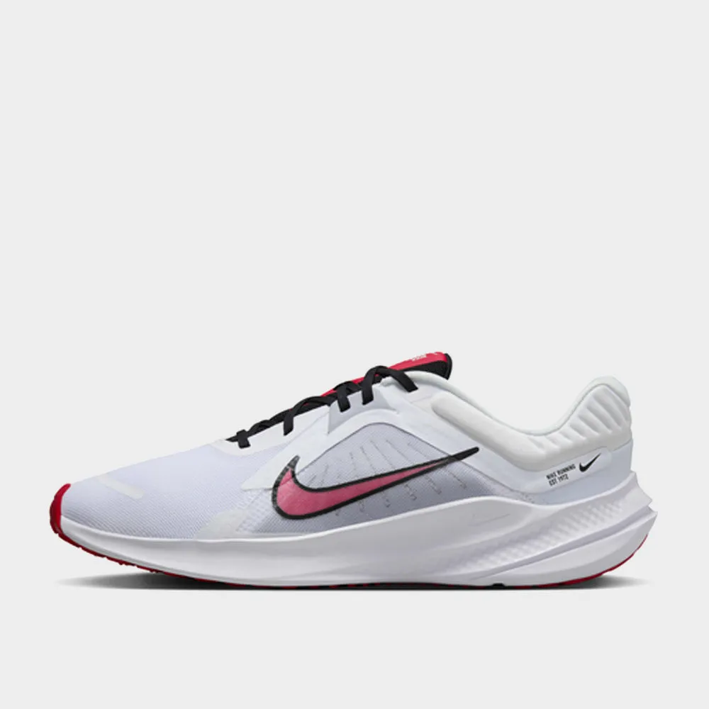 Nike Mens Quest 5 Performance Running White/red _ 181697 _ White