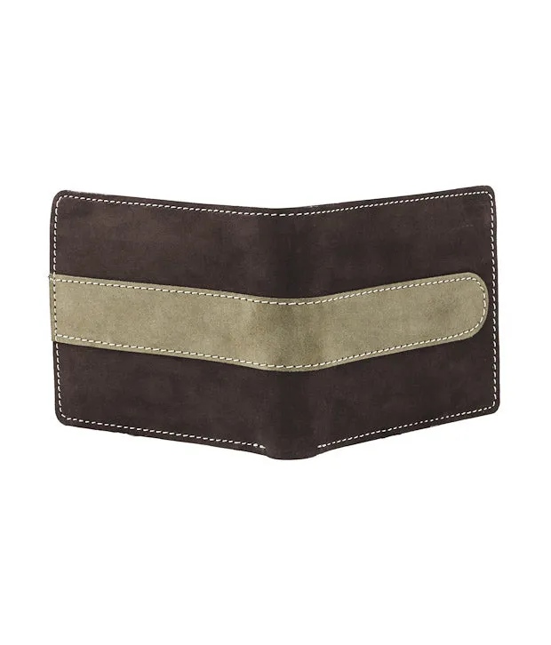 Nubuck Middle Rib Wallet For Men