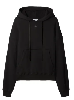 OFF STAMP COTTON HOODIE