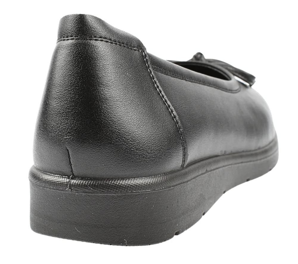 Pantofi casual, dama, FORMAZIONE, 31038 negru, piele naturala