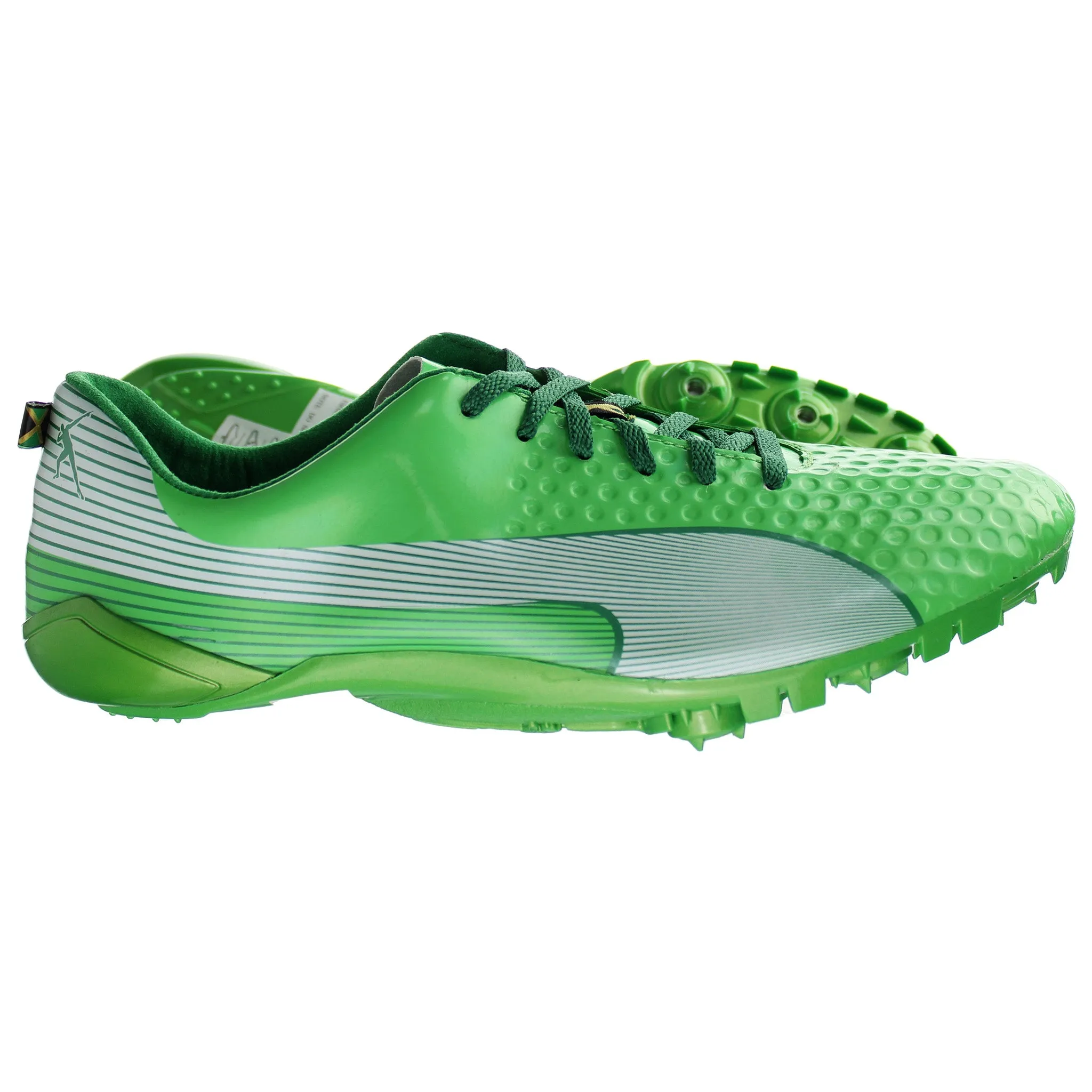 PUMA Bolt Faas 007 LTD Green Mens Running Trainers