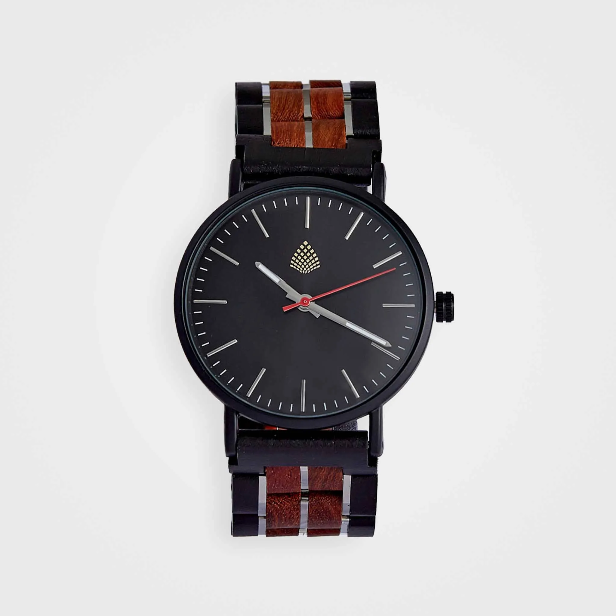 Recycled & Handcrafted Wood Watch For Men: The Rowan