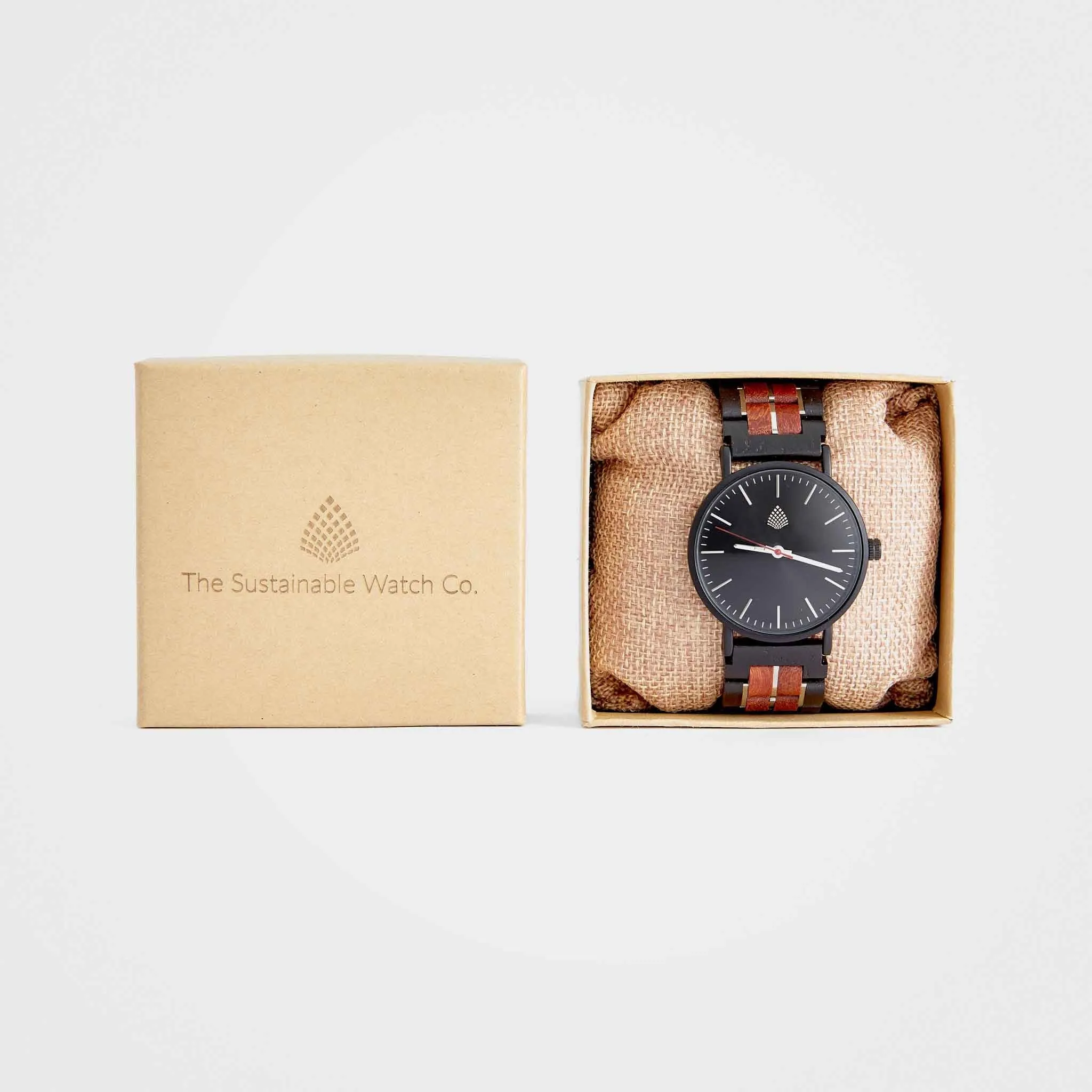 Recycled & Handcrafted Wood Watch For Men: The Rowan