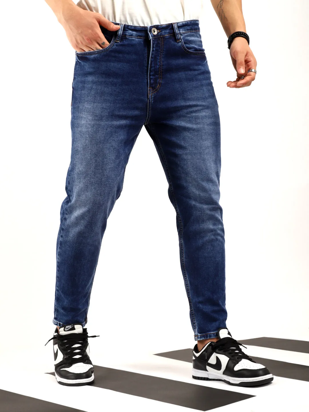 Refined Blue Ankle Fit jeans