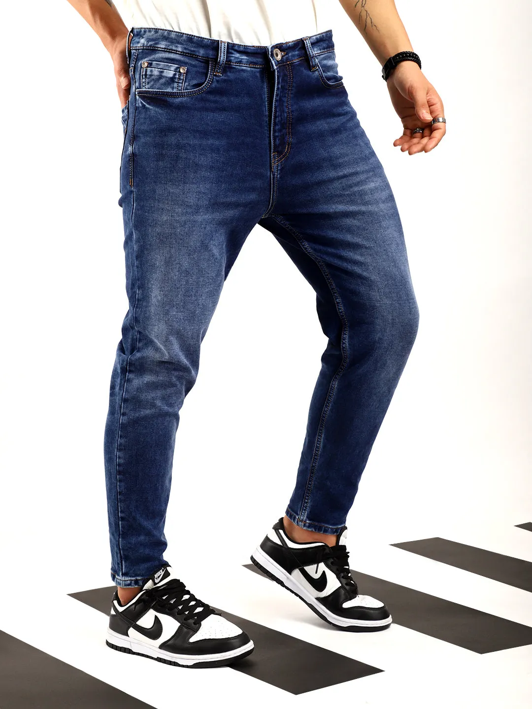 Refined Blue Ankle Fit jeans