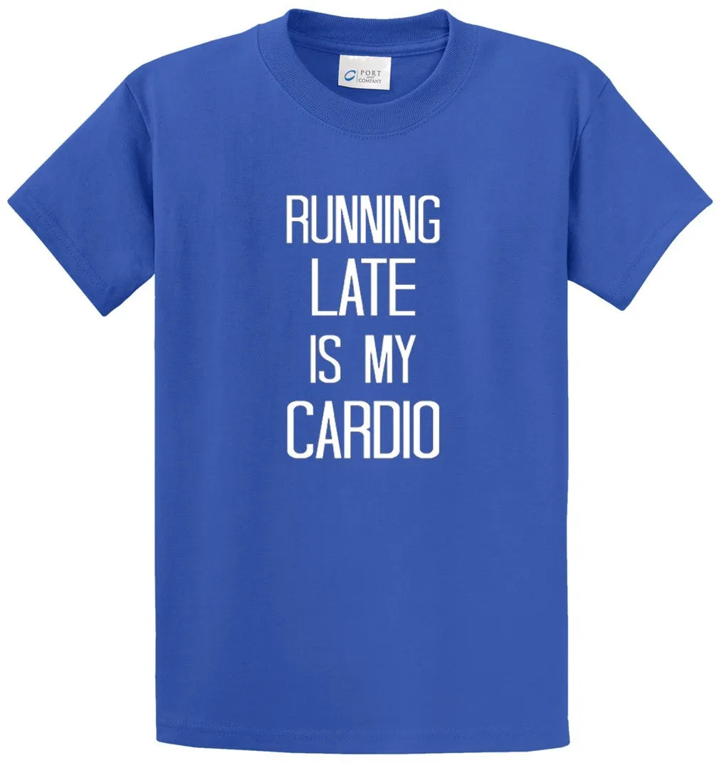 Running Late Printed Tee Shirt