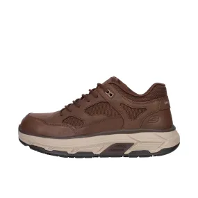 Skechers Max Stout Casual Hiker Steel Toe Brown