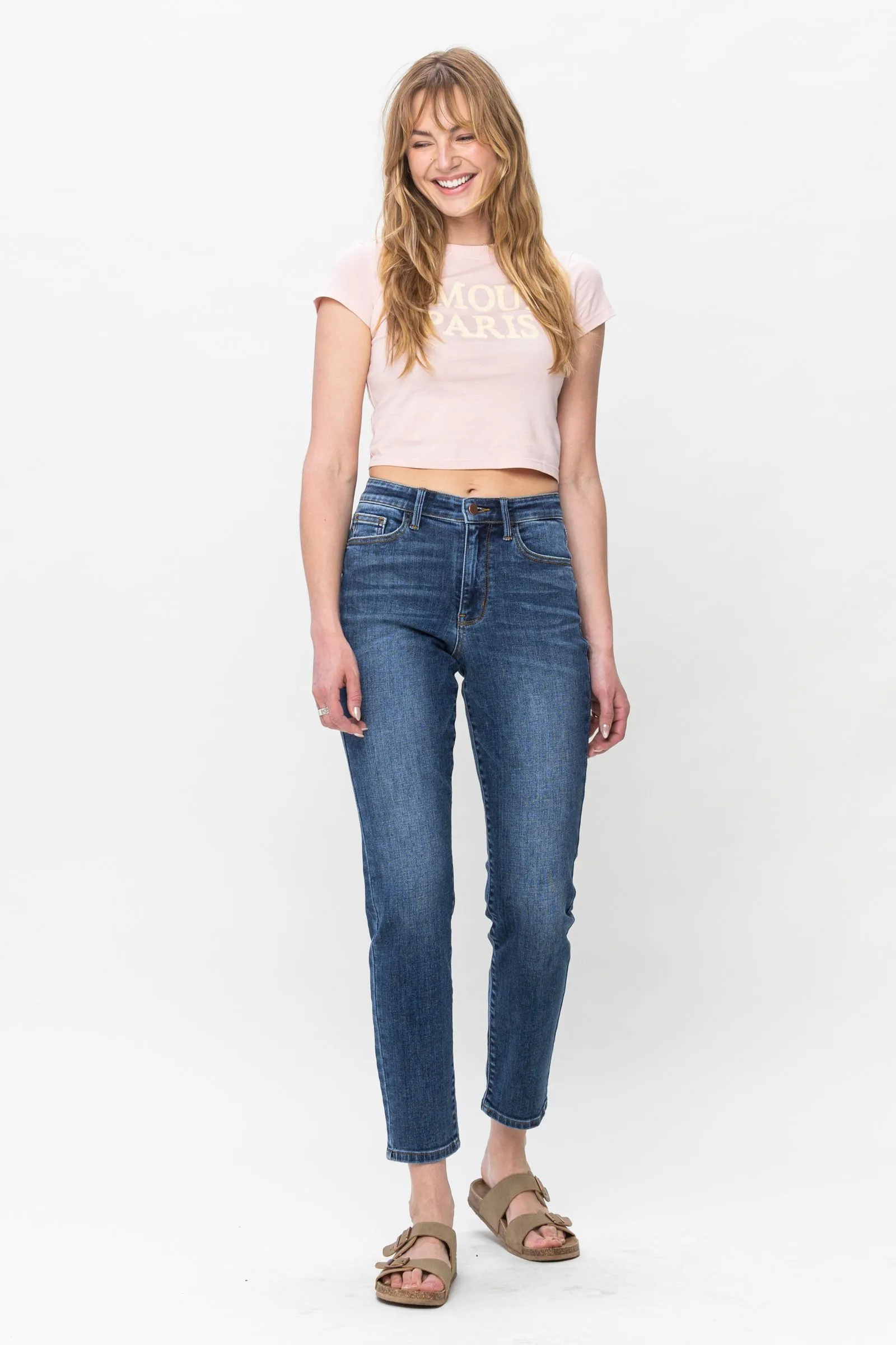 'Something About It' High Waist Slim Fit Jean