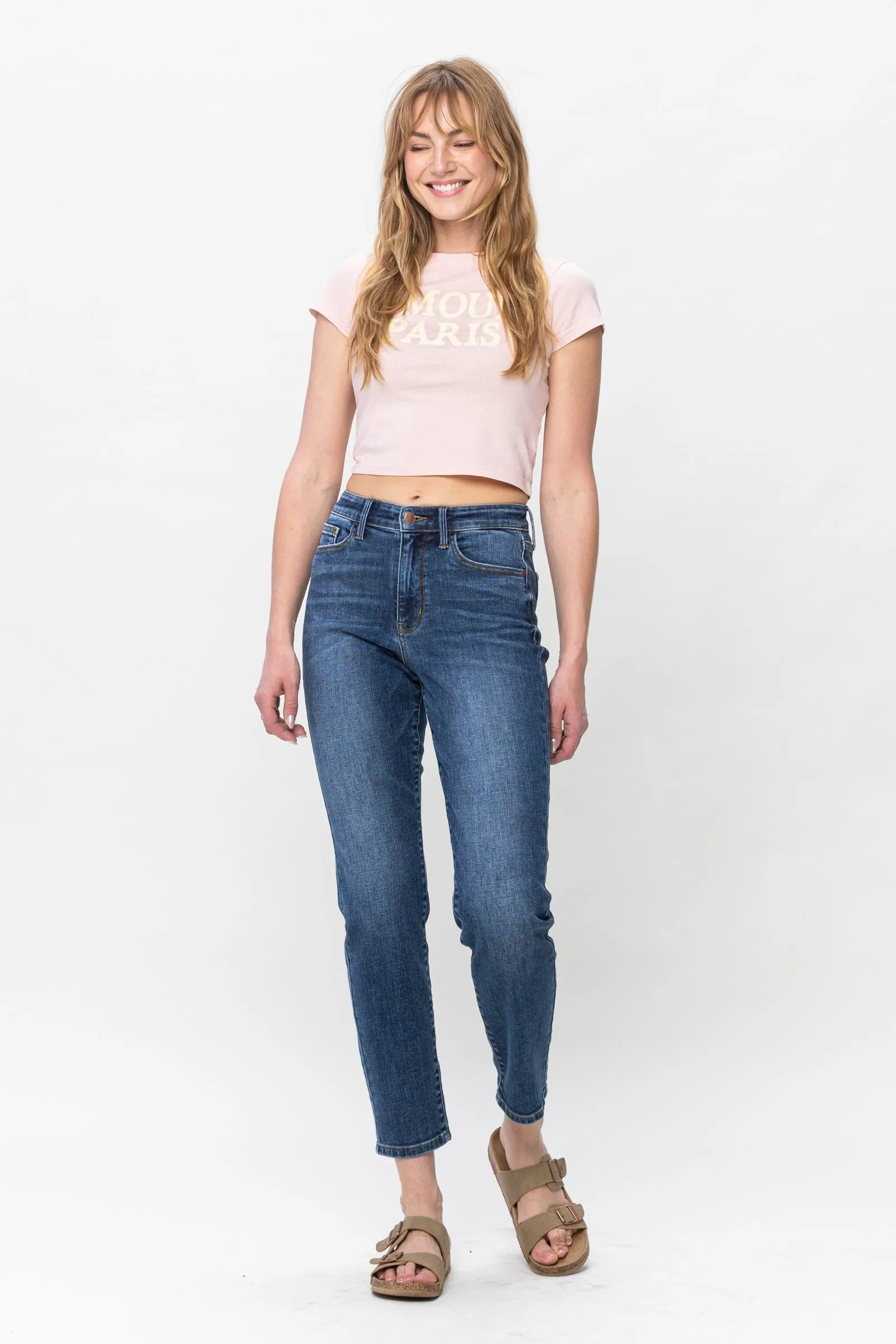 'Something About It' High Waist Slim Fit Jean