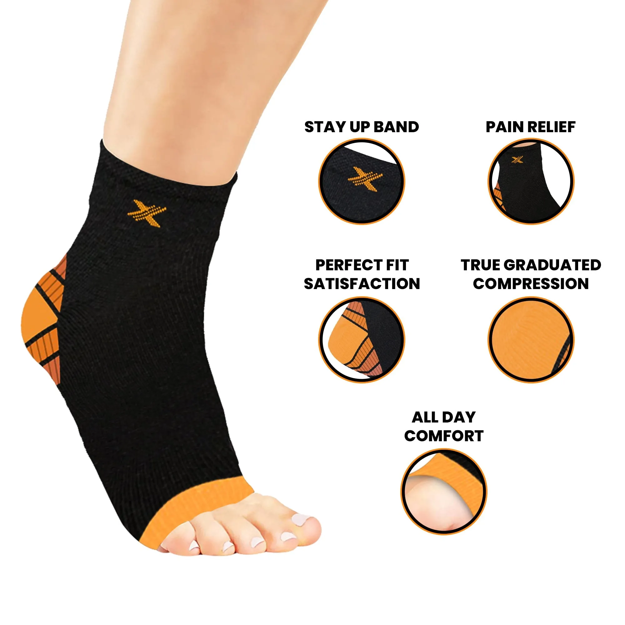 Sports XTF PRO Compression Ankle Sleeves