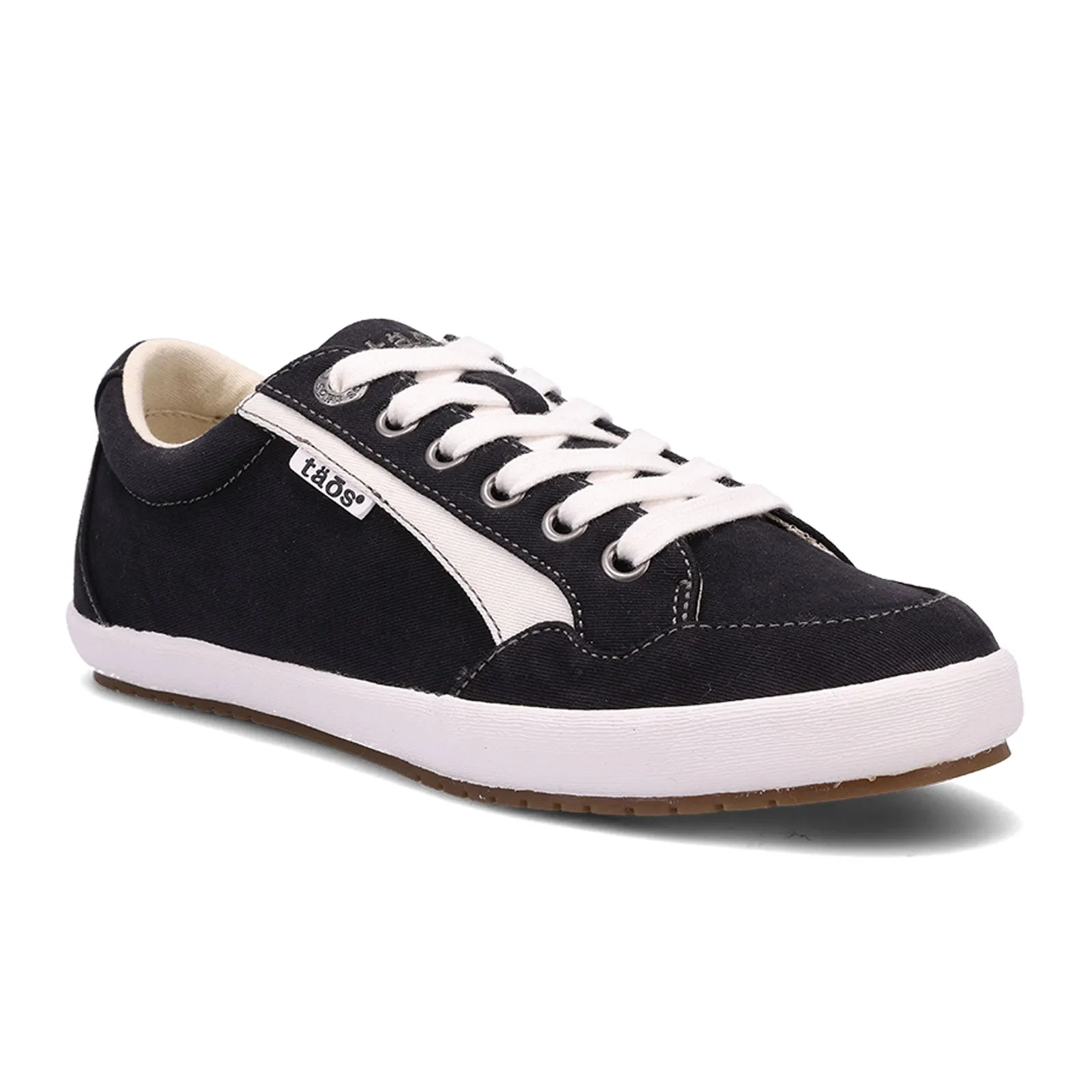 Taos Shooting Star Sneaker (Women) - Black/White Distressed