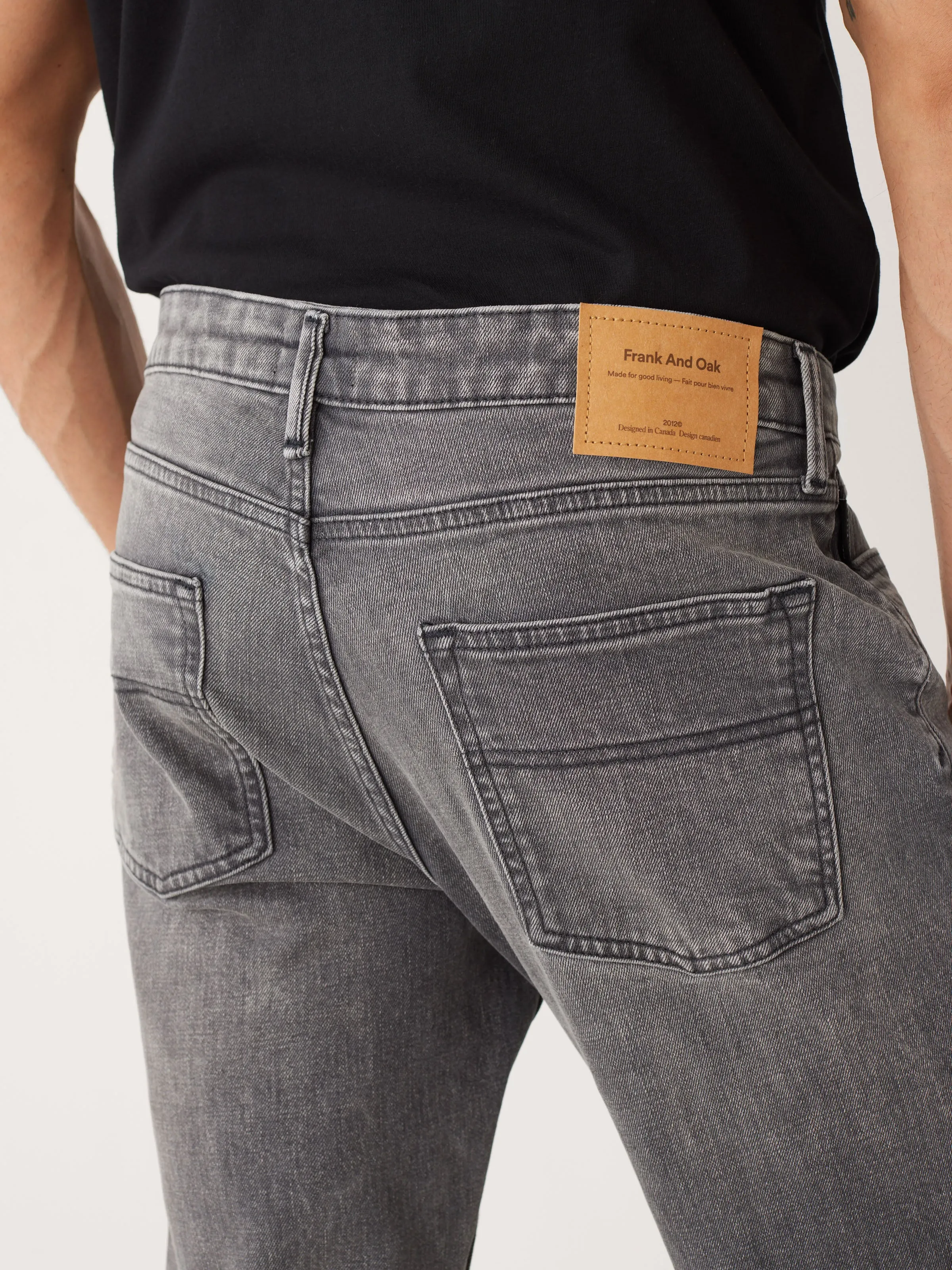 The Adam Slim Jean in Light Grey