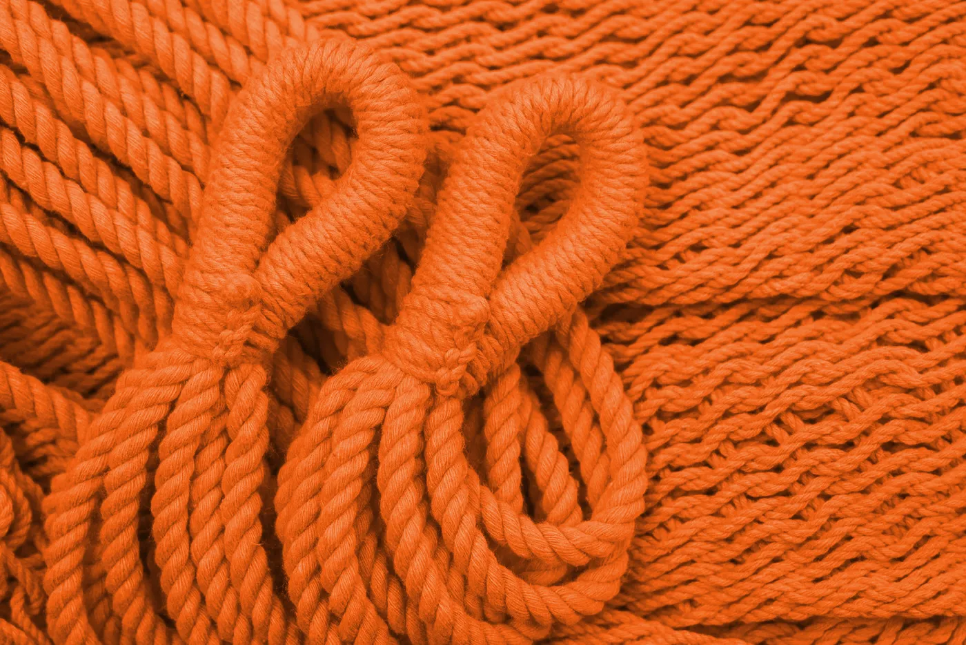 Vivid Orange Cotton Hammock