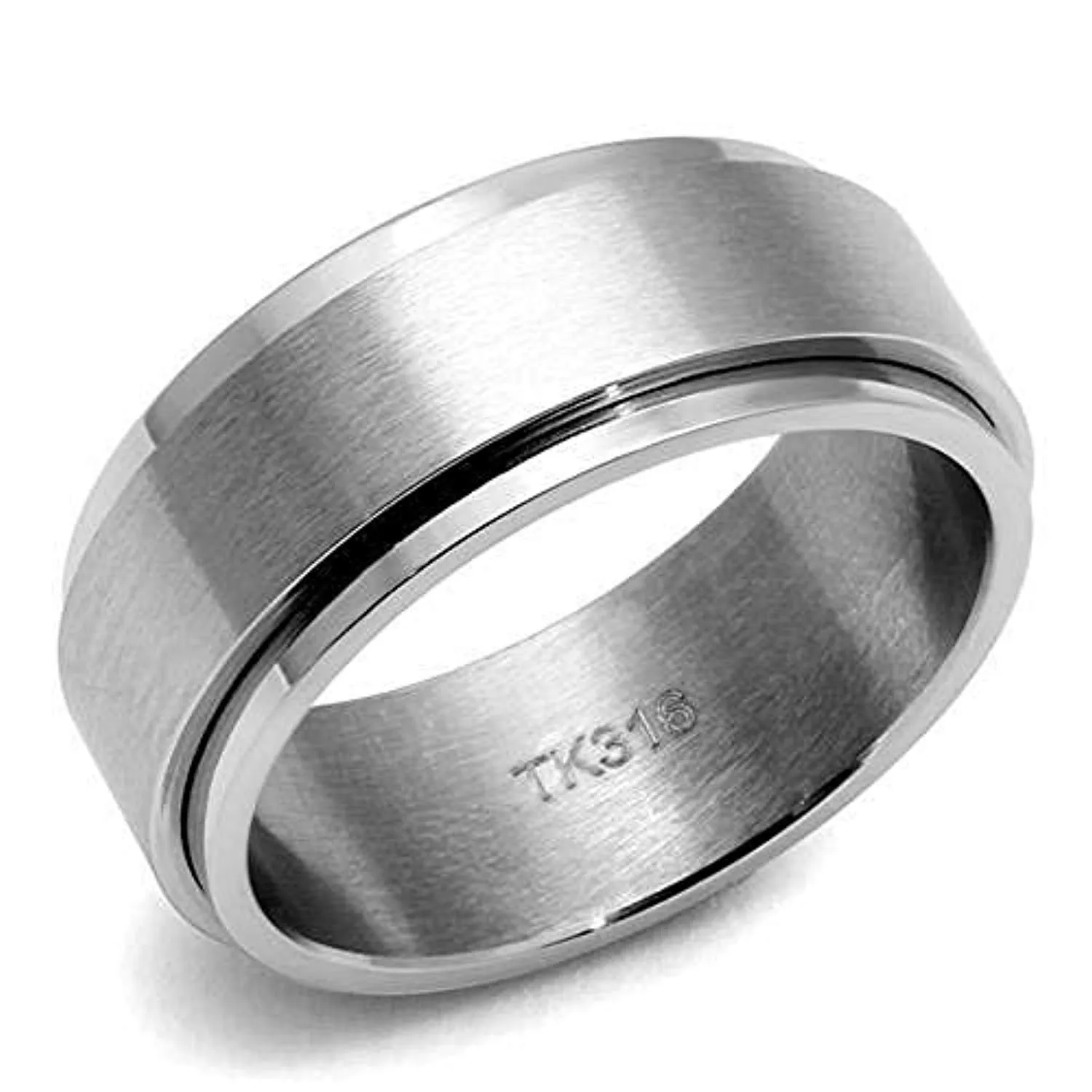 WildKlass Stainless Steel Ring High Polished Men