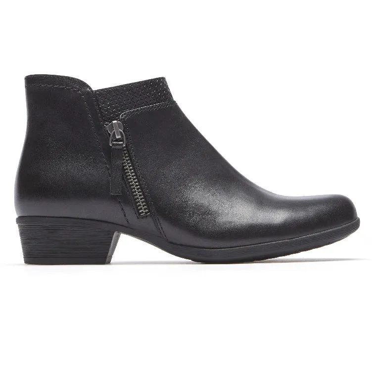 Women's Carly Side Zip Casual Ankle Booties